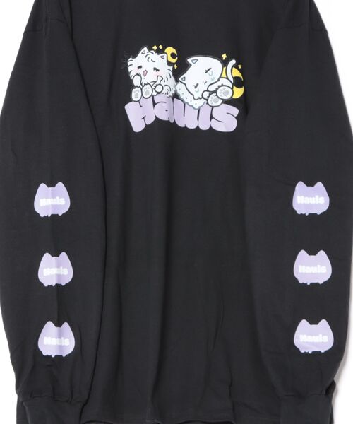 Hauls(ハウルズ)の「おねんねBIGロンTEE(Tシャツ/カットソー・レディース・ホワイト/ブラック・FREE)」の14枚目の写真