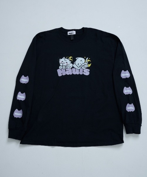 Hauls(ハウルズ)の「おねんねBIGロンTEE(Tシャツ/カットソー・レディース・ホワイト/ブラック・FREE)」の8枚目の写真