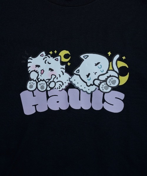 Hauls(ハウルズ)の「おねんねBIGロンTEE(Tシャツ/カットソー・レディース・ホワイト/ブラック・FREE)」の9枚目の写真