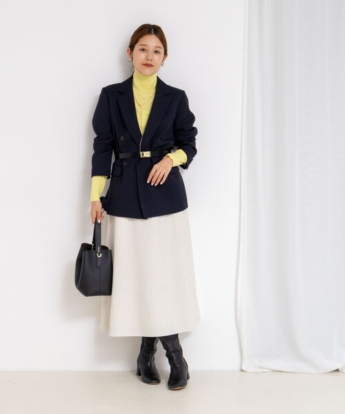 セール】《セットアップ対応》ウォッシャブルウール調フレアスカート