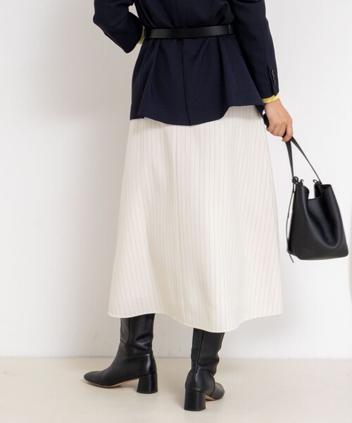 セットアップ対応》ウォッシャブルウール調フレアスカート（スカート