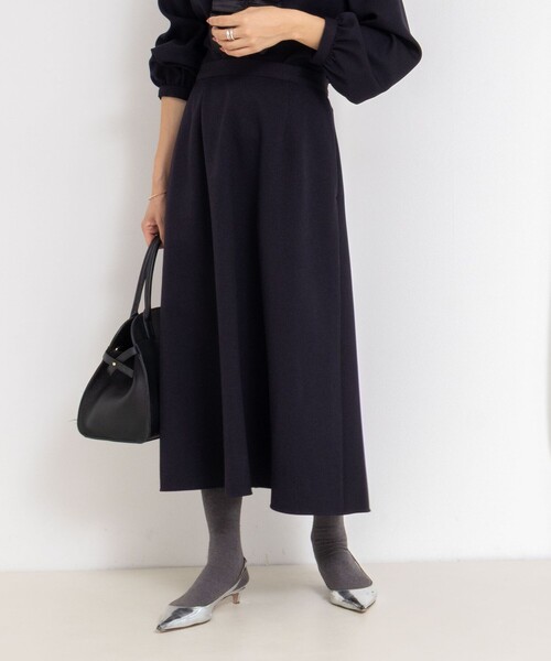 セール】《セットアップ対応》ウォッシャブルウール調フレアスカート