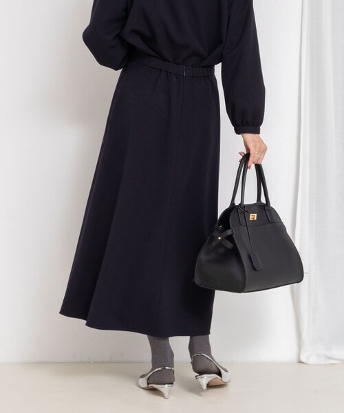セール】《セットアップ対応》ウォッシャブルウール調フレアスカート