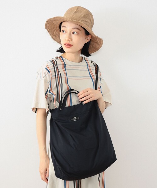 BAG'n'NOUN（バッグンナウン）の「【一部予約】BAG’n’NOUN / NYLON PACK MAT（トートバッグ・レディース・グレー/ブラック・ONE SIZE）」の4枚目の写真