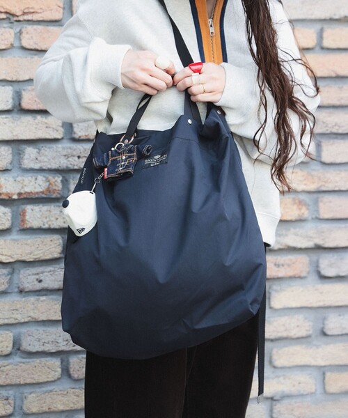BEAMS BOY(ビームスボーイ)の「【別注】BAG’n’NOUN / NYLON PACK MAT(トートバッグ・レディース・ブラック/グレー・ONE SIZE)」の15枚目の写真