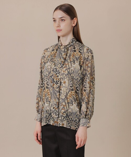 MACKINTOSH LONDON（マッキントッシュ ロンドン）の「ボタニカルウォールプリントブラウス（シャツ/ブラウス・レディース・ベージュ/グリーン系その他4・38/40）」の8枚目の写真