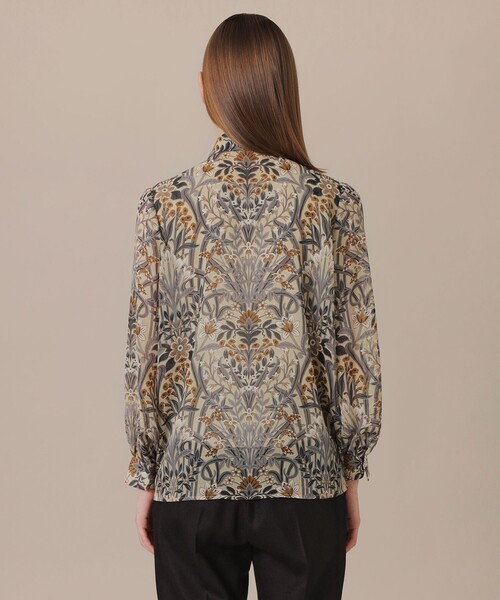 MACKINTOSH LONDON（マッキントッシュ ロンドン）の「ボタニカルウォールプリントブラウス（シャツ/ブラウス・レディース・ベージュ/グリーン系その他4・38/40）」の7枚目の写真