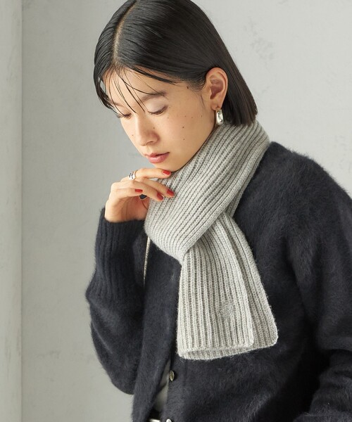 シップス（SHIPS）/細幅 刺繍 ニット マフラー 細幅 刺繍 ニット マフラー（マフラー）｜SHIPS（シップス）の