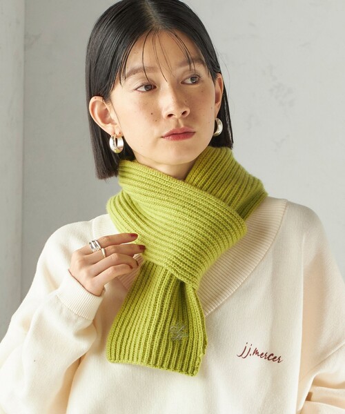 シップス（SHIPS）/細幅 刺繍 ニット マフラー 細幅 刺繍 ニット マフラー（マフラー）｜SHIPS（シップス）の