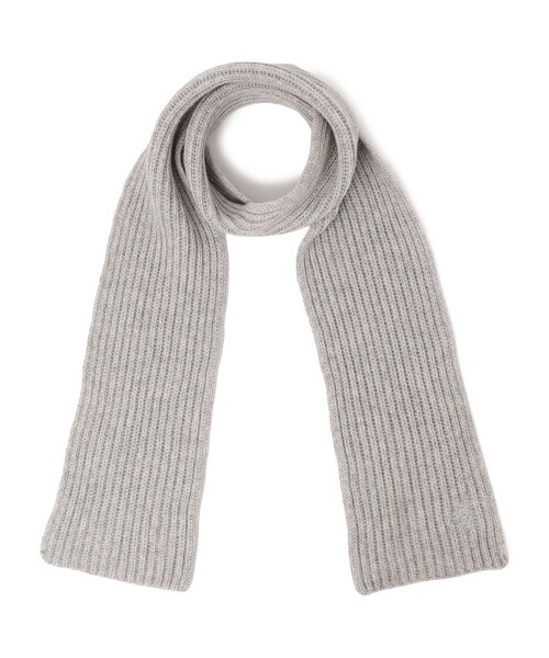 SHIPS（シップス）の「細幅 刺繍 ニット マフラー（マフラー・レディース・ライトグレー/オフホワイト/ライトグリーン・ONE SIZE）」の20枚目の写真