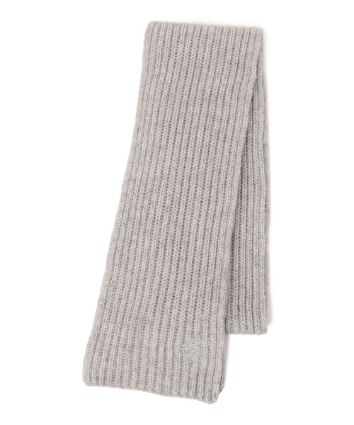 細幅 刺繍 ニット マフラー（マフラー）｜SHIPS（シップス）の