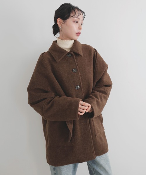 ストールセットウールライクコート
