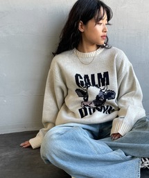 TOWNCRAFT | [TOWN CRAFT/タウンクラフト・THE FOX/ザフォックス] 別注 アニマル柄ジャガードニット(ニット/セーター)