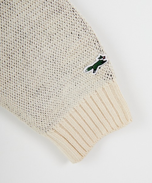 TOWNCRAFT（タウンクラフト）の「[TOWN CRAFT/タウンクラフト・THE FOX/ザフォックス] 別注 アニマル柄ジャガードニット（ニット/セーター・レディース・ナチュラル/ネイビー/キャメル/ピンク・S/M/L）」の7枚目の写真