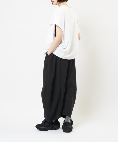 gomme（ゴム）の「バルーントロパンツ（その他パンツ・レディース・ブラック/チャコールグレー/パープル・MEDIUM）」の7枚目の写真