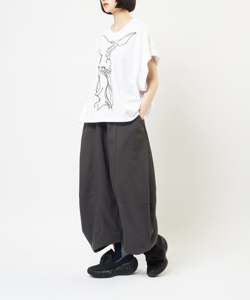 gomme（ゴム）の「バルーントロパンツ（その他パンツ・レディース・ブラック/チャコールグレー/パープル・MEDIUM）」の11枚目の写真