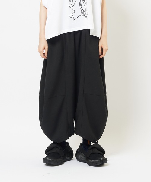 gomme（ゴム）の「バルーントロパンツ（その他パンツ・レディース・ブラック/チャコールグレー/パープル・MEDIUM）」の12枚目の写真