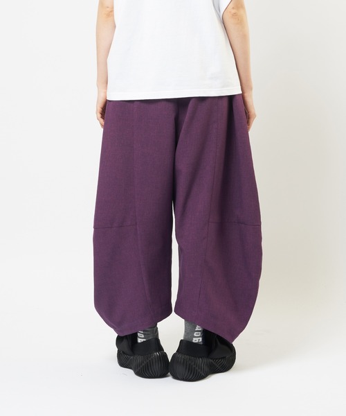 gomme（ゴム）の「バルーントロパンツ（その他パンツ・レディース・ブラック/チャコールグレー/パープル・MEDIUM）」の16枚目の写真