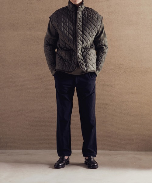 LAVENHAM(ラベンハム)の「Jackman X Lavenham BB Mickfield Mens / ジャックマン BB ミックフィールド メンズ(ベスト・メンズ・ブルー/ブラック/オリーブ・S/M/L)」の15枚目の写真