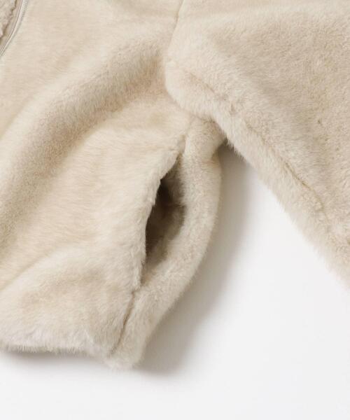 ITEMS URBANRESEARCH（アイテムズ アーバンリサーチ）の「ファージャケット（その他アウター・レディース・ライトベージュ/ブラウン・FREE）」の20枚目の写真