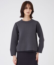 【ウォッシャブル】リバーシブルニットプルオーバー