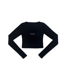 THE MYSTERIOUS HOTEL（ザミステリアスホテル）の「SQUARE BASIC  TOP（Tシャツ/カットソー・レディース）」