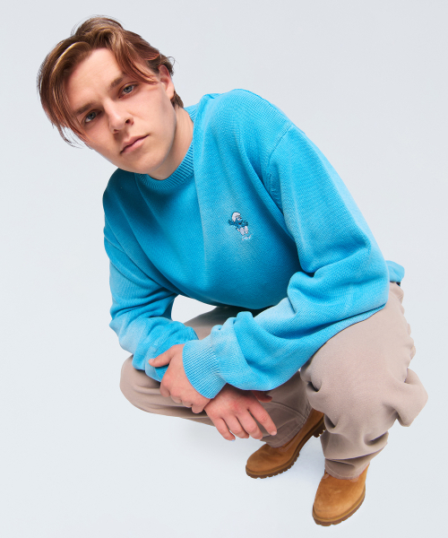 WKNDRS(ウィーキャンドース)の「BRUSHED PULLOVER KNIT (BLUE)(ニット/セーター・レディース・その他・MEDIUM/LARGE/X-LARGE)」の7枚目の写真