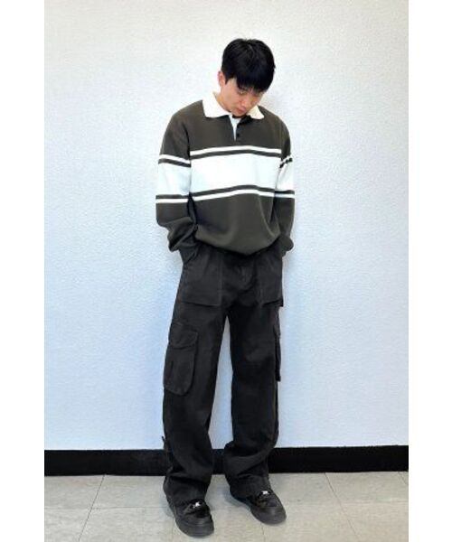 INSILENCE（インサイロンス）の「ラグビー ニット カーキ（ニット/セーター・レディース・その他・MEDIUM/SMALL）」の7枚目の写真