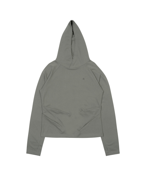 THECOLDESTMOMENT（ザコールデストモーメント）の「TCM hooded raglan long sleeve (grey)（Tシャツ/カットソー・レディース・その他・SMALL/MEDIUM/LARGE）」の7枚目の写真