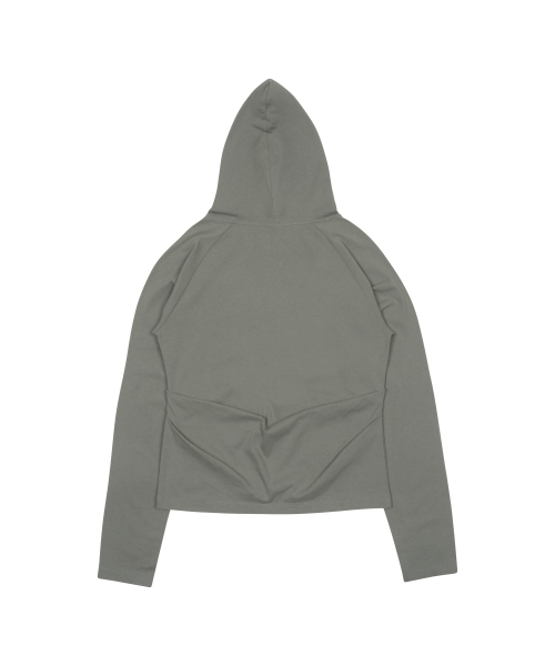 THECOLDESTMOMENT（ザコールデストモーメント）の「TCM hooded raglan long sleeve (grey)（Tシャツ/カットソー・レディース・その他・SMALL/MEDIUM/LARGE）」の6枚目の写真