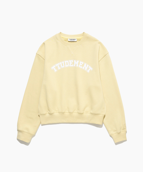 TTUDEMENT（トュードメント）の「ESSENTIAL LOGO SWEATSHIRT BUTTER（スウェット・レディース・その他・FREE）」の4枚目の写真