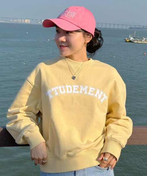 TTUDEMENT（トュードメント）の「ESSENTIAL LOGO SWEATSHIRT BUTTER（スウェット・レディース・その他・FREE）」の6枚目の写真