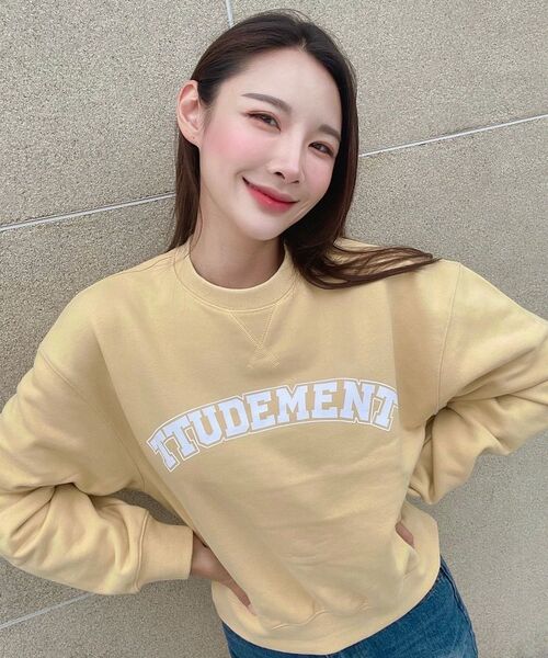 TTUDEMENT（トュードメント）の「ESSENTIAL LOGO SWEATSHIRT BUTTER（スウェット・レディース・その他・FREE）」の11枚目の写真