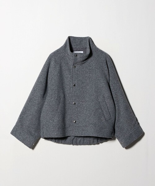 A DAY IN THE LIFE UNITED ARROWS(アデイインザライフユナイテッドアローズ)の「スライバー スタンドブルゾン <A DAY IN THE LIFE>(ブルゾン・レディース・モカ/ネイビー/グレー系・FREE)」の1枚目の写真