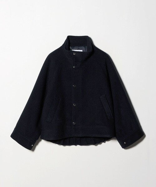 A DAY IN THE LIFE UNITED ARROWS(アデイインザライフユナイテッドアローズ)の「スライバー スタンドブルゾン <A DAY IN THE LIFE>(ブルゾン・レディース・モカ/ネイビー/グレー系・FREE)」の3枚目の写真