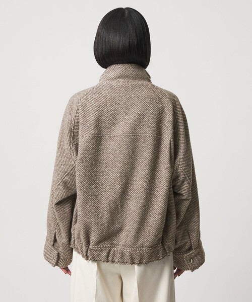A DAY IN THE LIFE UNITED ARROWS(アデイインザライフユナイテッドアローズ)の「スライバー スタンドブルゾン <A DAY IN THE LIFE>(ブルゾン・レディース・モカ/ネイビー/グレー系・FREE)」の10枚目の写真