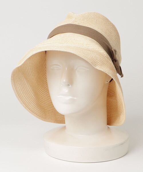 【美品】mature ha. ペーパーハット グログランリボン マチュアーハ セール】【KS】【mature ha./マチュアーハ】グログラン リボン