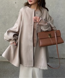 ノーカラージャケット ベルト」に該当するジャケット/アウター