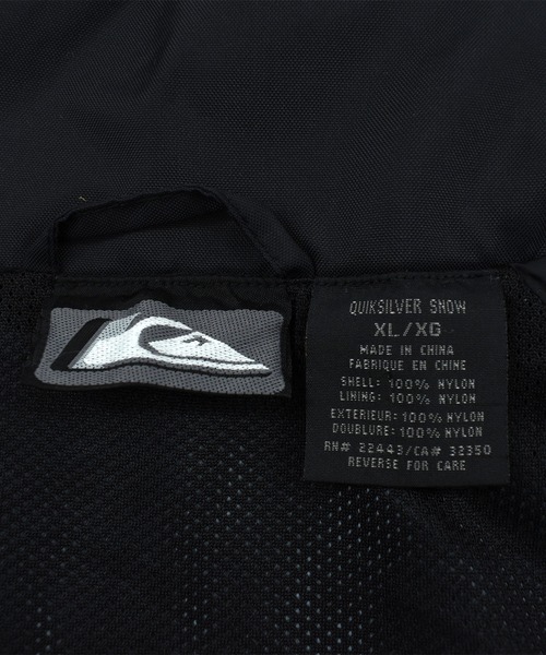 Quiksilver(クイックシルバー)の「【USED】90’s Quiksilver ナイロン トラックジャケット(ナイロンジャケット・メンズ・ブラック・X-LARGE)」の5枚目の写真