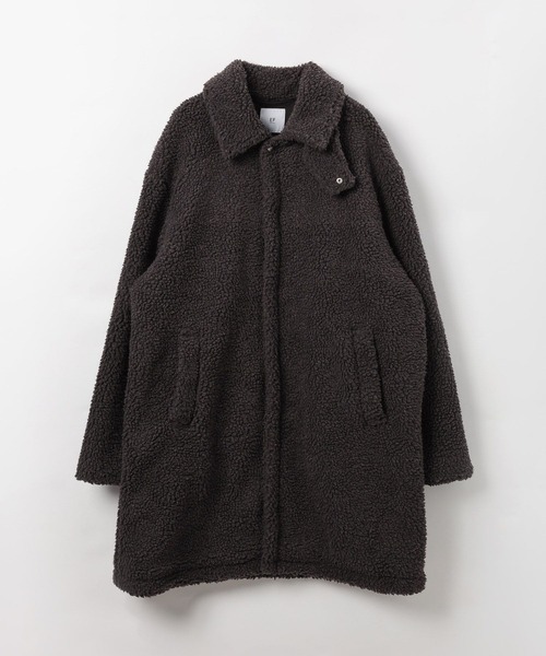 BAYFLOW(ベイフロー)の「【EF(エフ)】ボアバルコート(MEN)(ステンカラーコート・メンズ・ダークグレー/オフホワイト・MEDIUM/LARGE)」の11枚目の写真