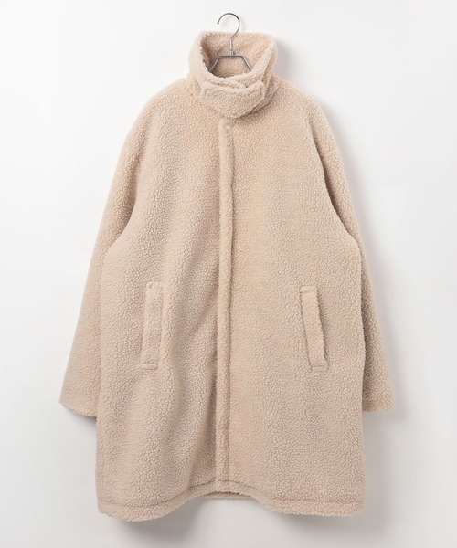 BAYFLOW(ベイフロー)の「【EF(エフ)】ボアバルコート(MEN)(ステンカラーコート・メンズ・ダークグレー/オフホワイト・MEDIUM/LARGE)」の13枚目の写真