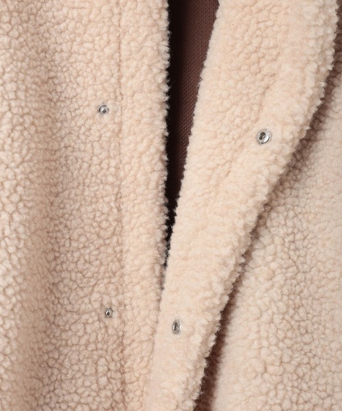 BAYFLOW(ベイフロー)の「【EF(エフ)】ボアバルコート(MEN)(ステンカラーコート・メンズ・ダークグレー/オフホワイト・MEDIUM/LARGE)」の15枚目の写真