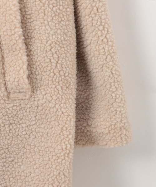 BAYFLOW(ベイフロー)の「【EF(エフ)】ボアバルコート(MEN)(ステンカラーコート・メンズ・ダークグレー/オフホワイト・MEDIUM/LARGE)」の19枚目の写真