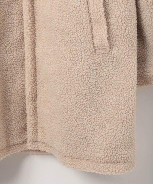 BAYFLOW(ベイフロー)の「【EF(エフ)】ボアバルコート(MEN)(ステンカラーコート・メンズ・ダークグレー/オフホワイト・MEDIUM/LARGE)」の21枚目の写真