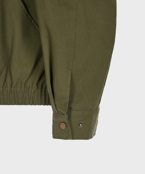 GLW（ジーエルダブリュ）の「キャンバスワークジャケットオリーブ（その他アウター・レディース・その他・SMALL/MEDIUM/LARGE）」の3枚目の写真