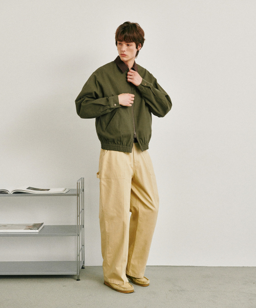 キャンバスワークジャケットオリーブ（その他アウター）｜GLW
