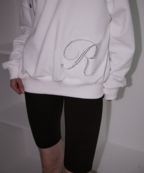 ROSEFRANTZ（ロゼフランツ）の「Eyelet Strap Open Sweatshirt [Ivory]（スウェット・レディース・アイボリー・OS）」の8枚目の写真