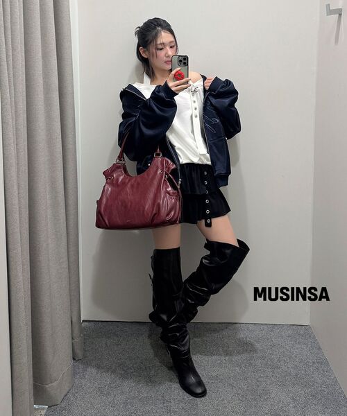 ROSEFRANTZ（ロゼフランツ）の「Eyelet Strap Open Sweatshirt [Ivory]（スウェット・レディース・アイボリー・OS）」の17枚目の写真