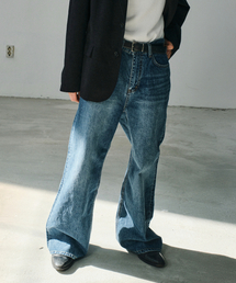 DIVEIN（ダイブイン）の「WIDE FLARED DENIM PANTS (BLUE)（デニムパンツ）」