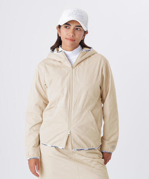 セール】【new balance golf】防風 撥水 保温 ロゴダイヤチェック